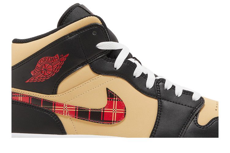 Air Air Jordan 1 Mid Tartan Swoosh