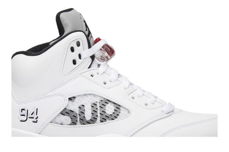 Air Jordan 5 Retro Supreme White