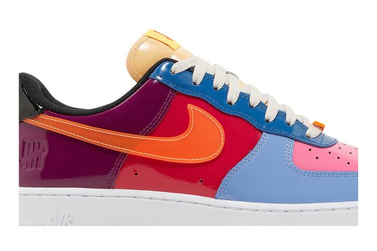 Nike Air Force 1 Low SP Undefeated Multi-Patent Total Orange Sneakers