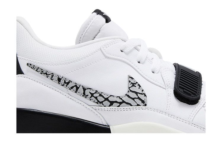 Air Jordan Legacy 312 Low White Black Elephant Swoosh