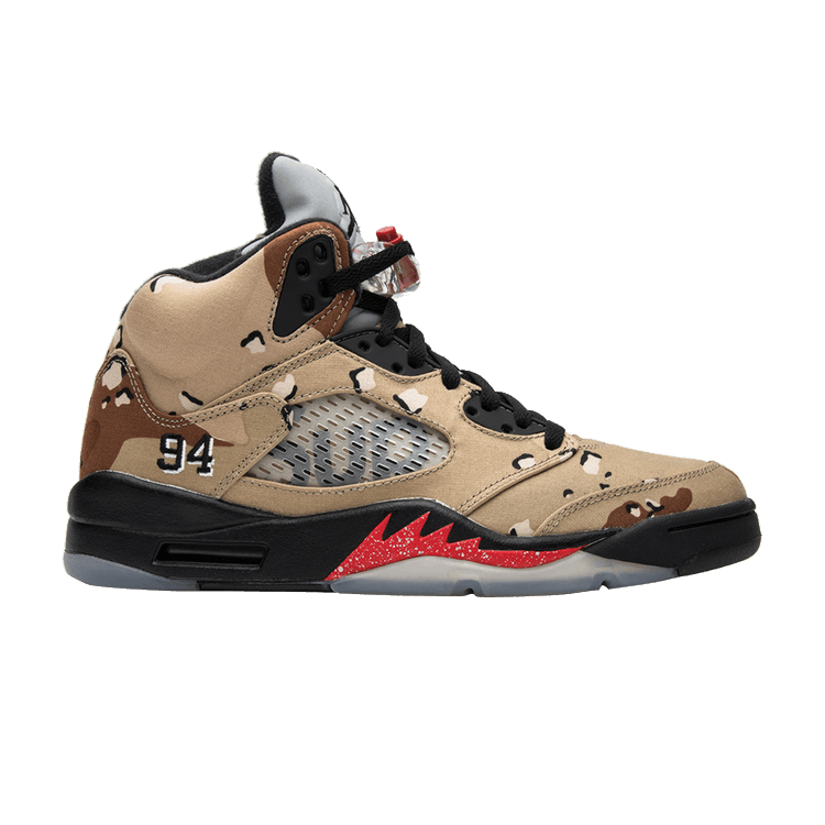Air Jordan 5 Retro Supreme Desert Camo