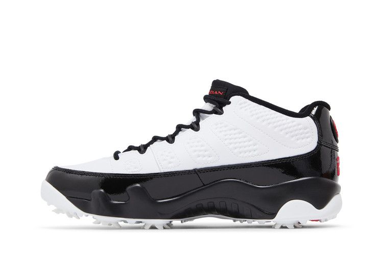 Air Jordan 9 Retro Low Golf White Black True Red