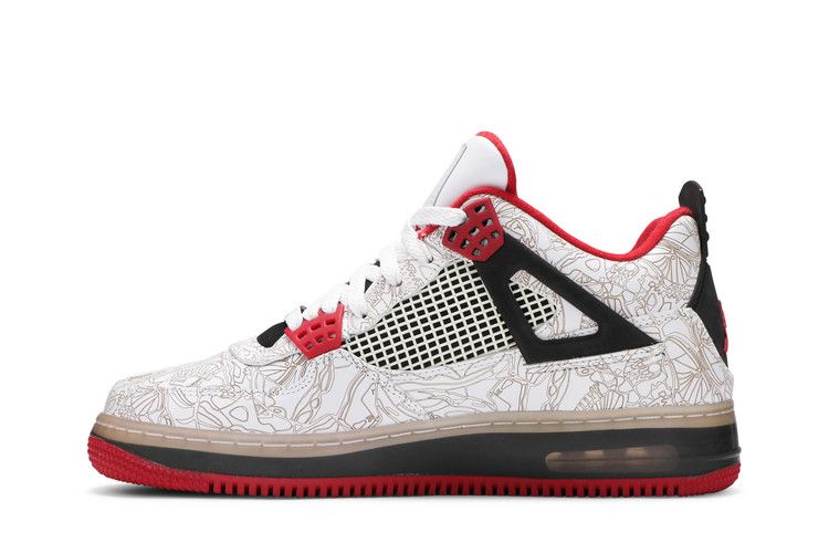 Air Jordan Fusion 4 White Laser