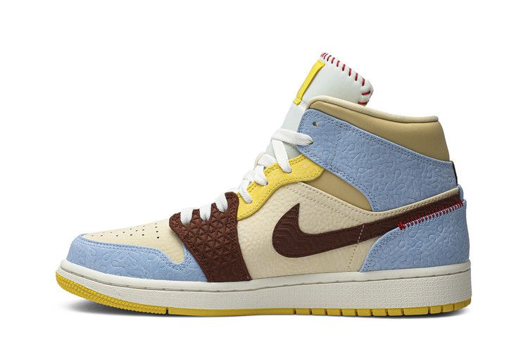 Air Jordan 1 Mid SE Fearless Maison Chateau Rouge