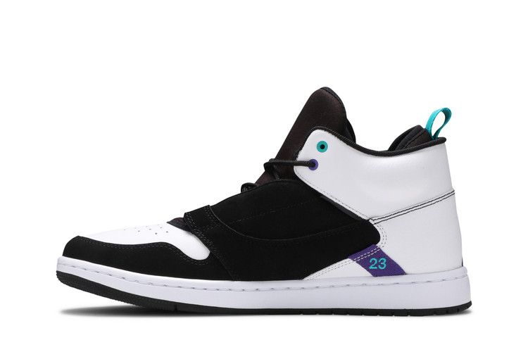 Air Jordan Fadeaway Black White Grape