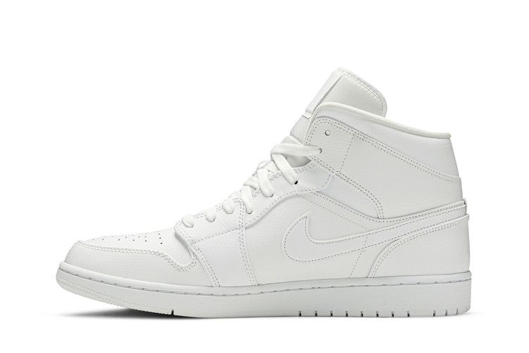 Air Jordan 1 Mid Triple White (2019)