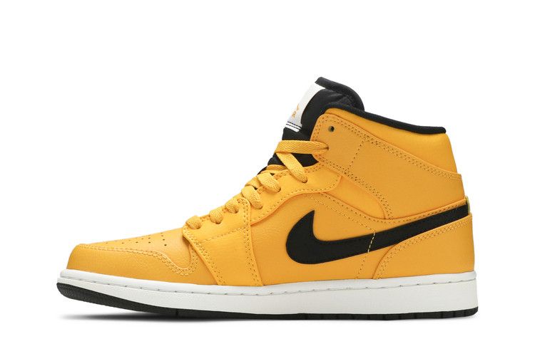 Air Jordan 1 Mid University Gold Black