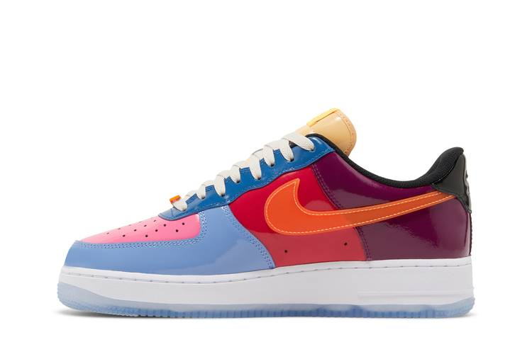 Nike Air Force 1 Low SP Undefeated Multi-Patent Total Orange Sneakers