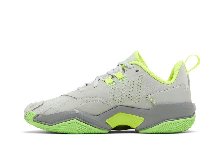 Air Jordan One Take 4 Light Silver Volt Particle Grey Green Strike