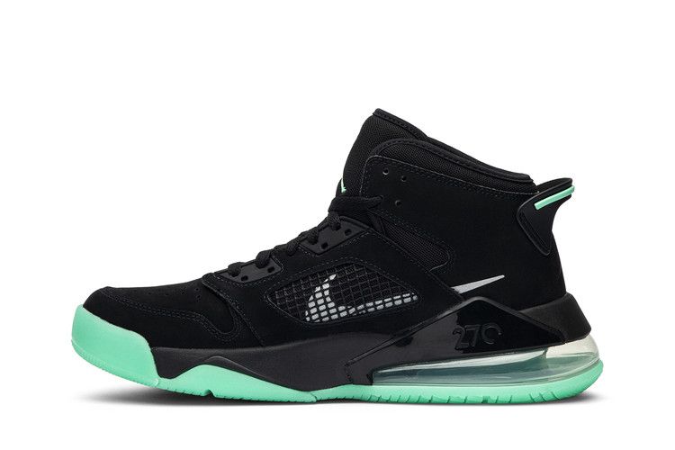 Air Jordan Mars 270 Black Green Glow
