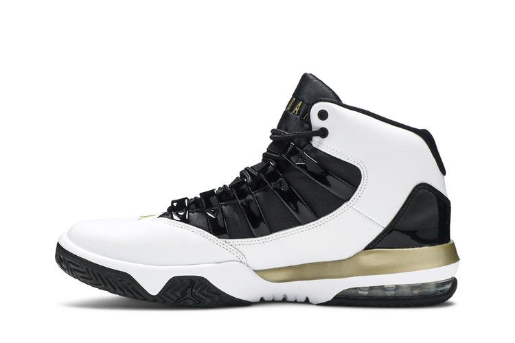 Air Jordan Max Aura White Metallic Gold Black
