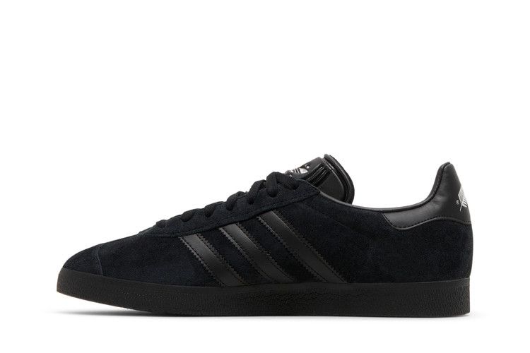 adidas Gazelle All Black Silver Metallic