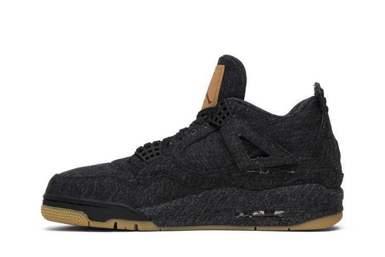 Air Jordan 4 Retro Levi's Black (Levi's Tag)