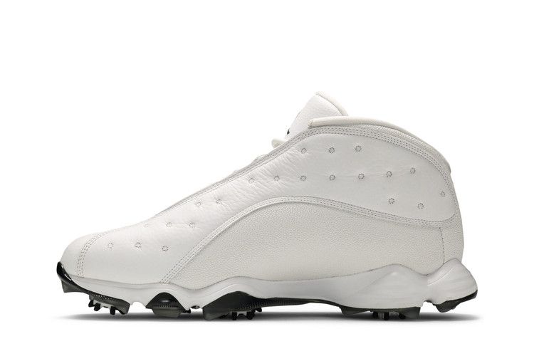 Air Jordan 13 Retro Golf Cleat White Black