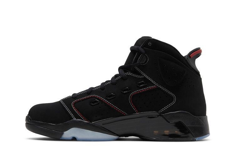 Air Jordan 6-17-23 Black White Red Contrast Stitching