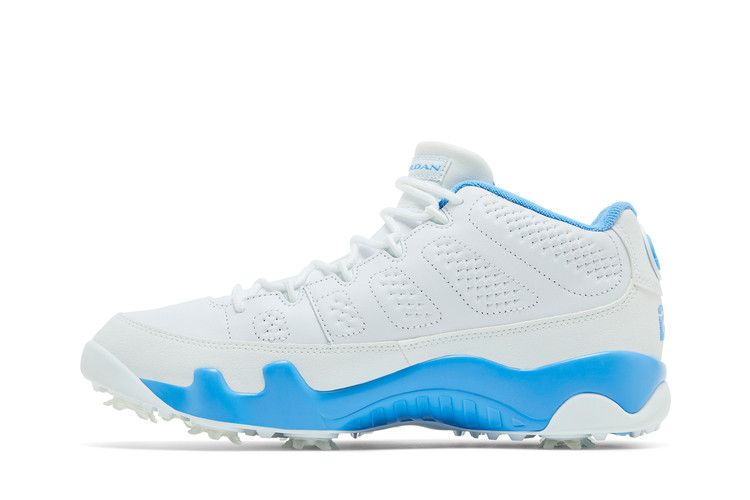 Air Jordan 9 Retro Low Golf White University Blue