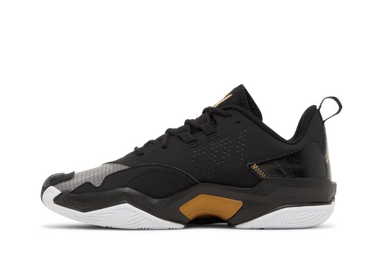 Air Jordan One Take 4 Black White Metallic Gold