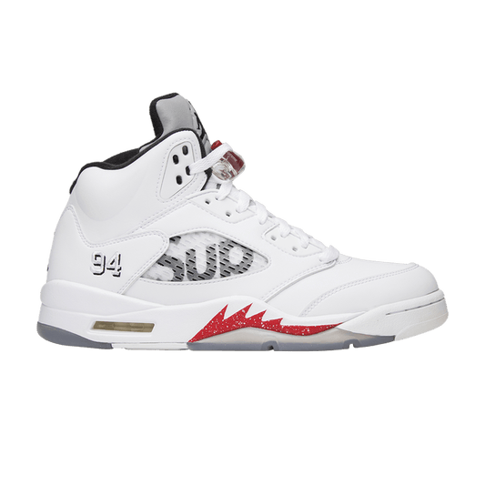 Air Jordan 5 Retro Supreme White
