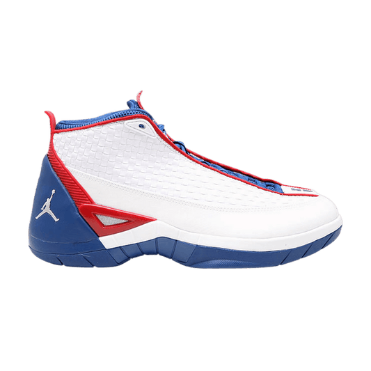 Air Jordan 15 SE White Blue Ribbon Red