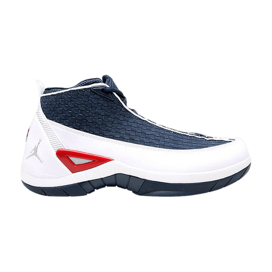 Air Jordan 15 SE White Navy Red