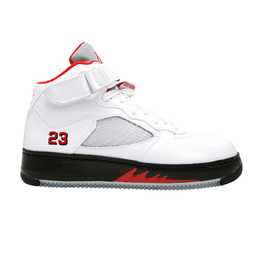 Air Jordan 5 Fusion Varsity White Red