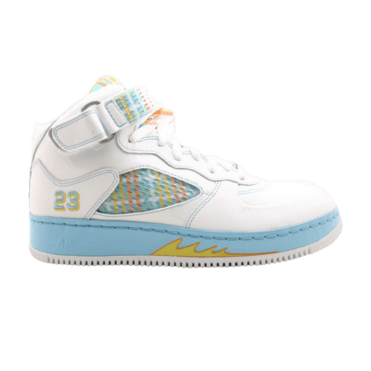 Air Jordan Force White Orange Peel 5