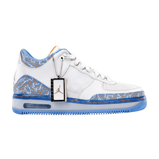 Air Jordan AJF 3 White University Blue Sunset