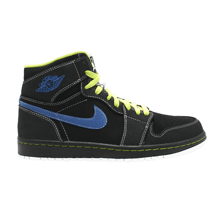 Air Jordan 1 Retro High Black Cyber Blue Sapphire
