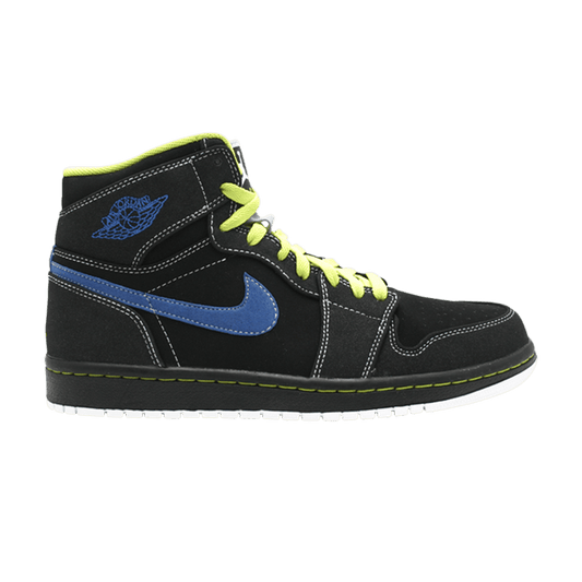 Air Jordan 1 Retro High Black Cyber Blue Sapphire