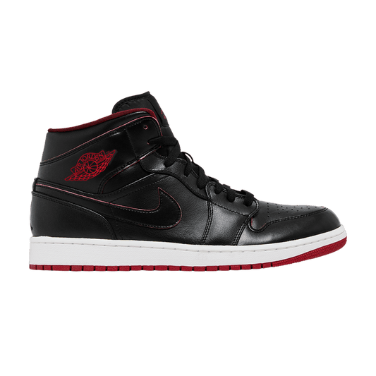 Air Jordan 1 Retro Mid Black Red White