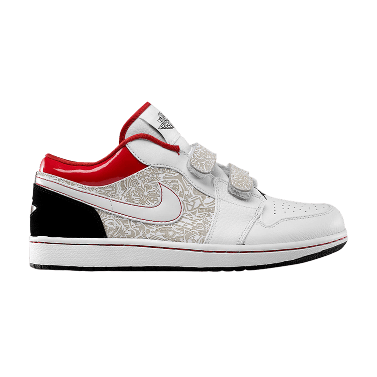 Air Jordan 1 Retro Low Velcro White Varsity Red