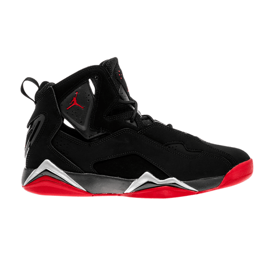 Air Jordan True Flight Black/Gym Red-Metallic Silver