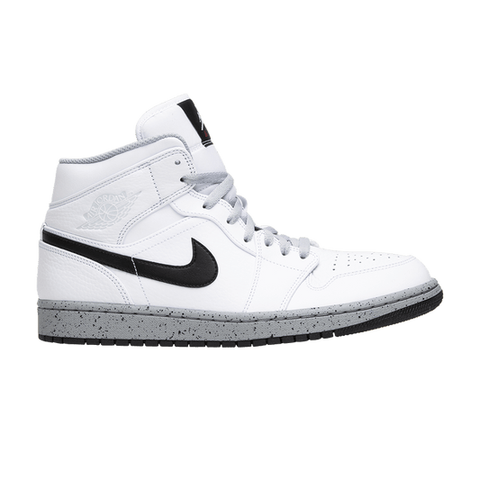 Air Jordan 1 Mid White Cement
