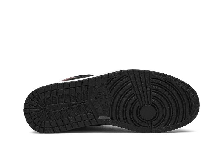 Air Jordan 1 Retro High Black Satin Gym Red