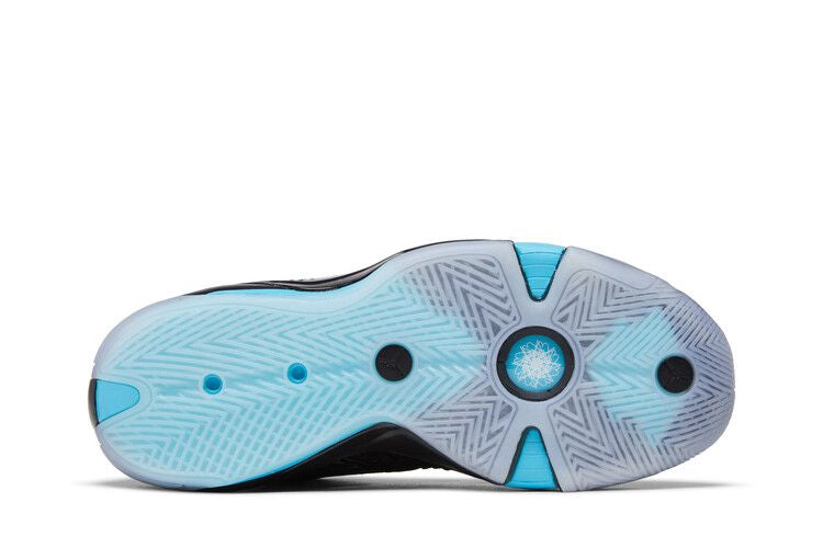 Air Jordan 38 Low Black Gamma Blue (Translucent Sole)