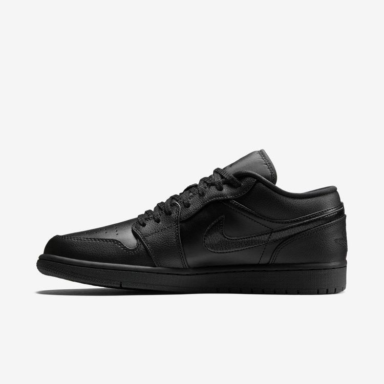 Air Jordan 1 Low Black Black Noir