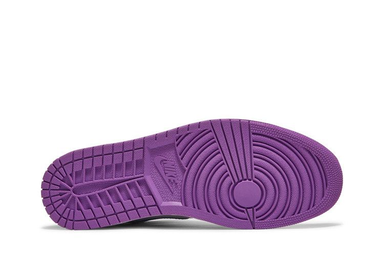 Air Jordan 1 Mid Matte Silver Laser Purple