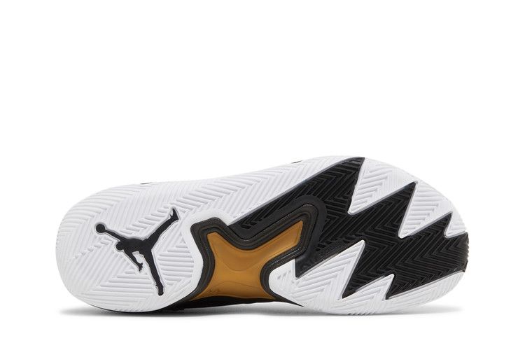 Air Jordan One Take 4 Black White Metallic Gold