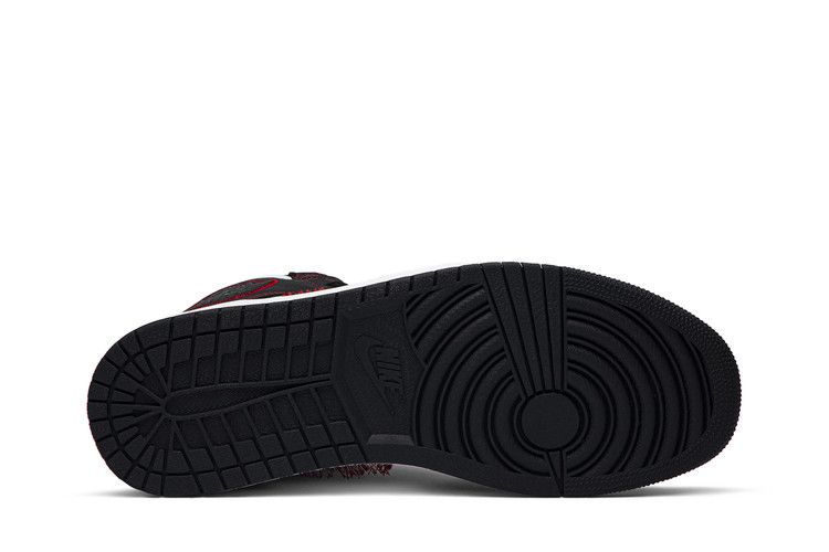 Air Jordan 1 Retro High Defiant White Black Gym Red