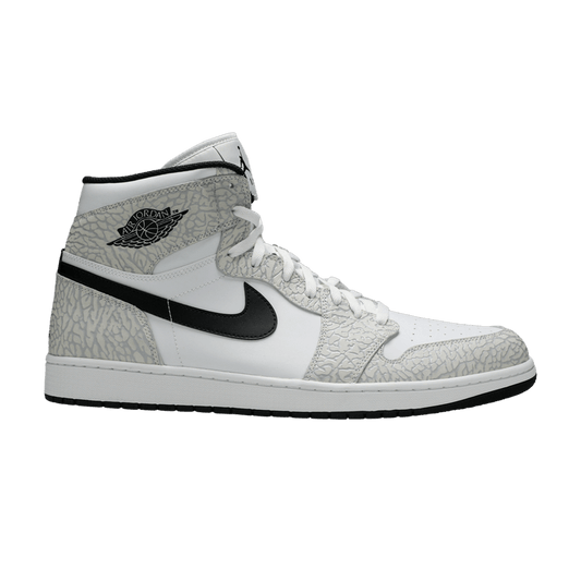 Air Jordan 1 Retro White Elephant Print