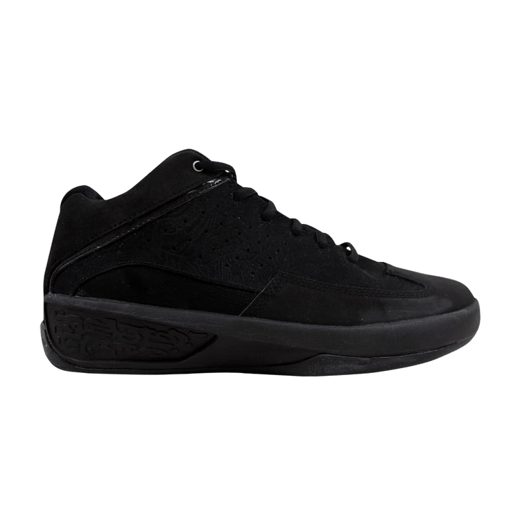 Air Jordan 2 Smooth Black Metallic Silver White