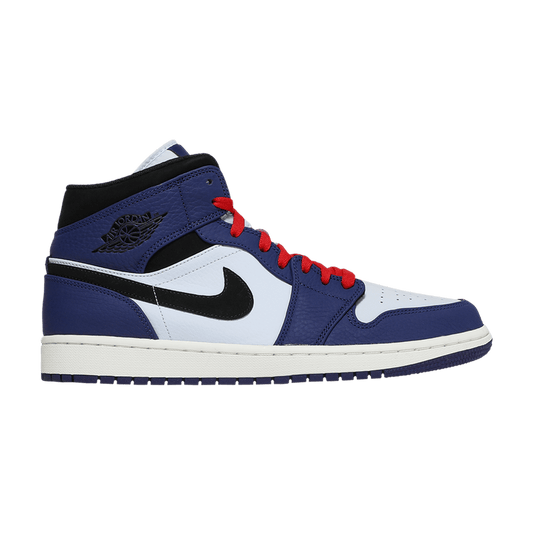Air Jordan 1 Mid Deep Royal Blue Black