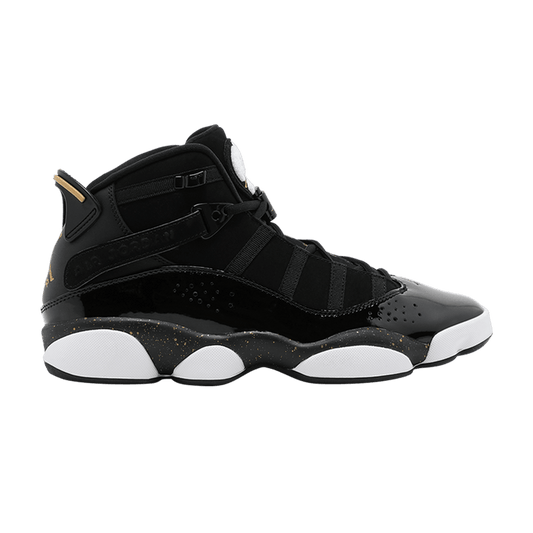 Air Jordan 6 Rings Black Metallic Gold White