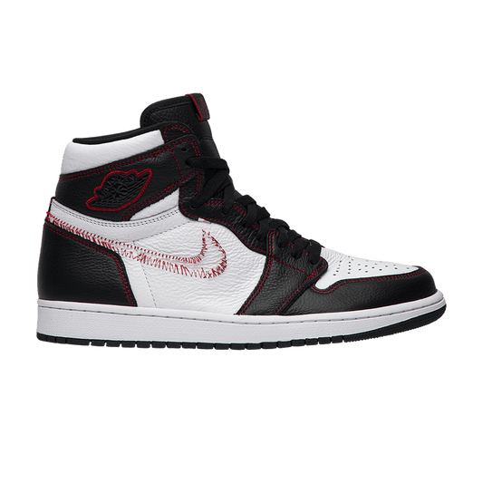 Air Jordan 1 Retro High Defiant White Black Gym Red