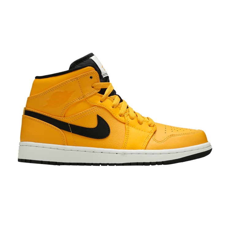Air Jordan 1 Mid University Gold Black