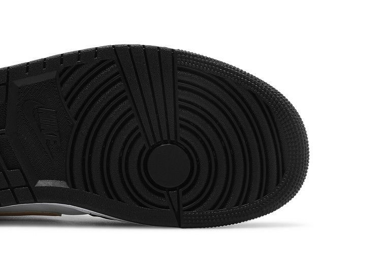 Air Jordan 1 Mid White Pollen Black
