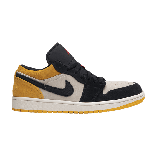 Air Jordan 1 Low Sail University Gold Black