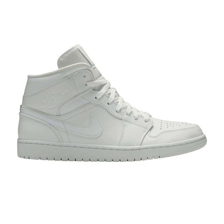 Air Jordan 1 Mid Triple White (2019)
