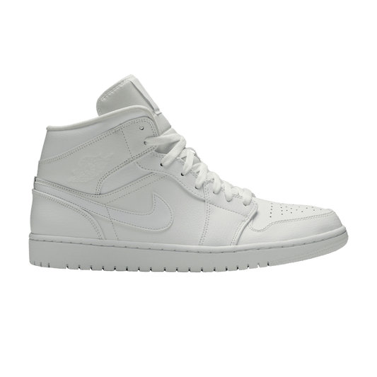 Air Jordan 1 Mid Triple White (2019)
