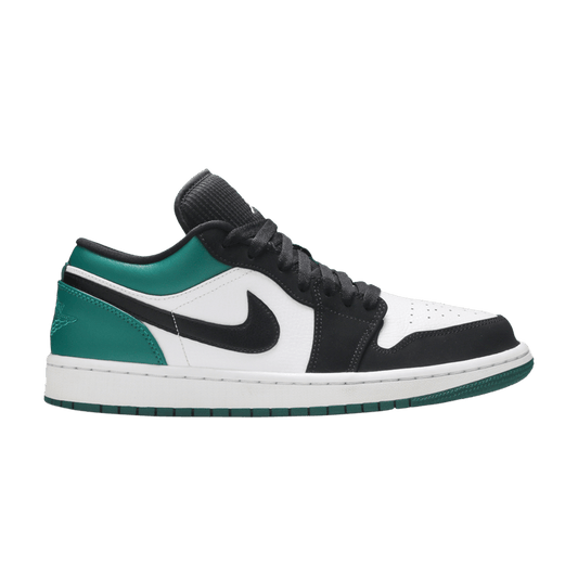 Air Jordan 1 Low White Black Mystic Green
